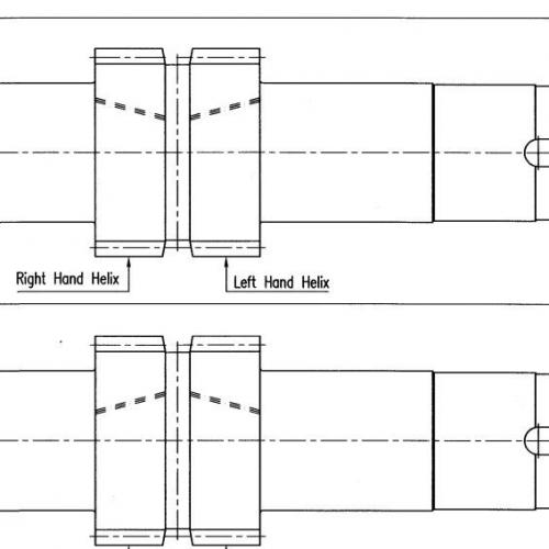 Forging steel Mechanical Press Intermediate Gear shafts Forging steel Mechanical Press Intermediate Gear shafts